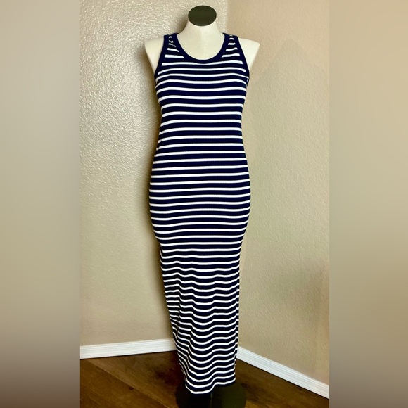 Universal Thread Dresses & Skirts - Universal Thread Navy & White Striped Maxi Dress – Sleeveless Bodycon – XL – NWT